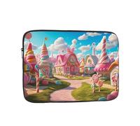 Borsa interna per laptop Candy Land, antiurto e portatile, in tessuto Oxford, resistente, adatta per ufficio e viaggi.