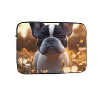 Borsa interna per laptop English Bulldog, antiurto e portatile, in tessuto Oxford, resistente, adatta per ufficio e viaggi.