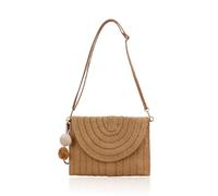 Borsa Intrecciata Da 1 -Parte In Spiaggia, Borsa A Tracolla Regolabile, Borsa Estiva Alla Moda, Adatta Per Le Vacanze E Abbinamento Casual Quotidiano (Marrone Chiaro).