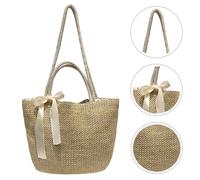 Borsa intrecciata da 1 pc cesto di giardinaggio cesto portatile