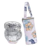 Borsa isolante per biberon - Borsa isolante per biberon per passeggino I Borsa riscaldante per biberon per allattamento al seno, borsa termica per scaldalatte, multicolore, zebra, Vedere la