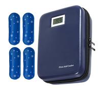 Borsa Isotermica Scatola Refrigerante Schermo Temperatura | Borsa Fredda Per Farmaci 9-12 ore Auto, Spostamento Professionale, Casa, Aereo, Campeggio, Esterni