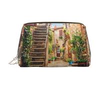 Borsa italiana dell'organizzatore di articoli da toeletta di cuoio della strada, sacchetto di trucco adatto per le donne, Oro, Taglia unica, Beauty case