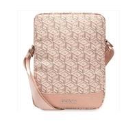 WONDEE GUESS Borsa da viaggio da donna con capacità fino a 10 pollici, goditi la moda come stile di vita con questa borsa organizer per gadget, regalo originale GUESS da donna, colore: rosa, Rosa,