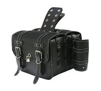 Borsa laterale da sella di grande capacità Borsa Per Attrezzi Impermeabile Per Bagagli Borse Da Sella Laterale Per Moto PU Per Rebel CMX500 2017-2021(Nero)