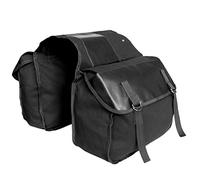 Borsa laterale da sella di grande capacità Borse Da Moto Impermeabili Borsa Sella Viaggio Knight Rider Posteriore Per Bici Per 1983 Per XL600r(Nero)