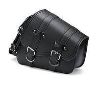 Borsa Laterale Moto Universale, Borsa da Sella da Viaggio per Moto Portabottiglie di Olio Combustibile Borsa per Attrezzi Laterale in Pelle PU Impermeabile Lato Sinistro / Destro Tasche Laterali