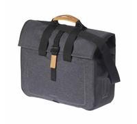 Borsa laterale per bicicletta Basil Urban Dry Business grigia da 20 litri imperm