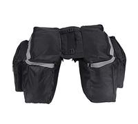 Borsa Laterale per Bicicletta sacoche velo porte bagage arriere Nera 25L 600D Impermeabile Mountain Road Bicicletta Portabici Sedile Posteriore Portapacchi Portaequipajes y alforjas de ciclismo