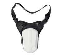 Borsa Laterale Per Moto Marsupio Multifunzionale Per Equitazione Ciclismo Deposito Bagagli Sella Borsa portautensili moto(White)