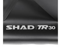 Borsa laterale Shad TR30 terra nera impermeabile con sistema di doppia chiusura
