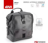 BORSA LATERALE SINGOLA 16L MOTO UNIVERSALE IMPERMEABILE GIVI NERO / ANTRACITE