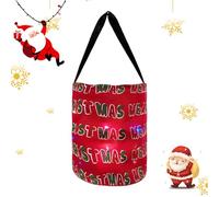 Borsa LED per caramelle o , sacchetti luminosi per caramelle o | Secchio riutilizzabile multiuso | Sacchetti di Natale a luce LED, borsa a secchiello multiuso riutilizzabile, secchio