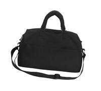 Borsa leggera con tasche organizzative in tessuto resistente agli strappi, perfetta per l'uso quotidiano in palestra, borsone essenziale di grande capacità, Nero , Bellezza di massa