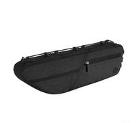 Borsa leggera da 1 6L per telaio della bicicletta, con doppie tasche in rete elastica per riporre in modo organizzato le gite (grigio)