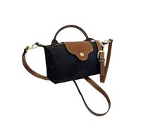 Borsa leggera da spalla, Cute Solid Square Purse, Color Block Bag for Ladies, Daily Dating Purse, Solid Color Purse for Women, Borsa a tracolla quadrata per le signore Daily Dating, Nero , Se référer