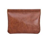 Borsa leggera Frizione Borse Borsa Telefono Sacchetto di Carta Colore Neutro Cerniera Frizione Pacchetto Solido Moda Vita Pack Oversize Frizione, Marrone, Taglia unica
