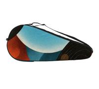 Borsa leggera per racchette da tennis con sfondo fresco e texture astratta per giovani e adulti