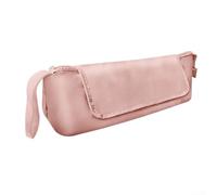 Borsa leggera per riporre attrezzi per capelli con materiale impermeabile, per gestire ferri arricciacapelli e altro (rosso chiaro)