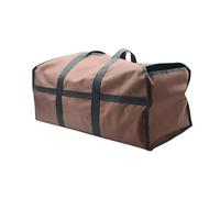 Borsa Legna Ardere Borsa porta tronchi in tela, borsa in legno resistente, parti per stufa a camino, porta legna da ardere con manici per il campeggio Sacca Camino(Brown)