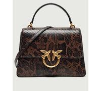 Borsa Love One Top Handle Classic Light in pelle Pinko