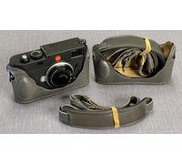 BORSA LUIGI GRIGIO ELEFANTE X LEICA M-EV1, e LEICA M11,GRIP/BUMP+CINGHIA,SPEDITA