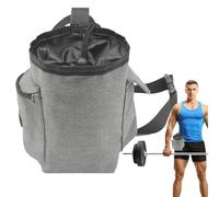 Borsa Magnesia Arrampicata - 18x10x10 Cm Borsa Magnesia Da Arrampicata Con Cordoncino | Organizzatore Di Stoccaggio Gesso Con Cintura Regolabile | Pacchetto Organizzatore Tasca Con Cerniera Per