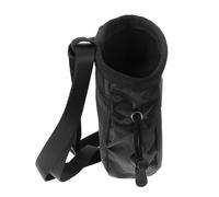 Borsa Magnesite Arrampicata Compatta Nero per Bouldering | Tessuto Oxford e Pile Polare, Design Creativo, Ridotto, per Ginnastica e Allenamento in Palestra