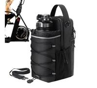 Borsa Magnetica | Borsellino Palestra per Chiavi e Telefono | Portatile Impermeabile Borsetta con Cinghia Regolabile per Viaggi Trekking Allenamento Ciclismo