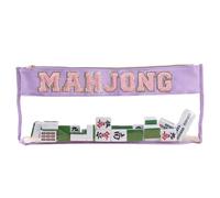 Borsa Mahjong, grande borsa per accessori Mahjong con cerniera, organizer portatile per lavoro, studio, casa, viaggi, adulti, adolescenti, riunioni, giochi, campeggio, picnic