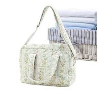 Borsa Mamma Pochette Organizer Da Weekend Trapuntata In Misto Cotone