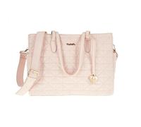 BORSA MAMMA TRAPUNTATA ROSA CON MANICI E FASCIATOIO