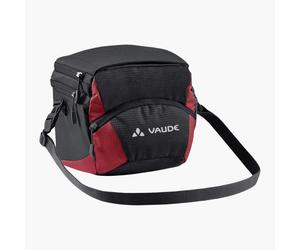 Borsa manubrio impermeabile per bici da viaggio OnTour Box M Vaude ( Nero/Rosso / 4 L )