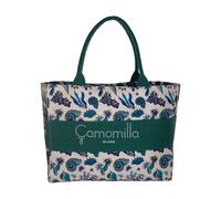 Borsa Mare conchiglia Camomilla Milano in tessuto tema marino