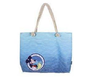 Borsa Mare Disney Mickey Mouse, In Colorazione Blu Sfumato