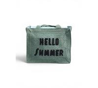 Borsa Mare In Paglia Papalina Ricamata Hello Summer
