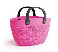 Borsa mare LINDA BAG MANICO MARRONE DA SPIAGGIA,IMPERMEABILE VARI COLORI ITALY