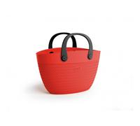 Borsa mare LINDA BAG MANICO MARRONE DA SPIAGGIA,IMPERMEABILE VARI COLORI ITALY