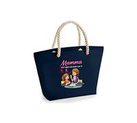 Borsa Mare Mamma PERSONALIZZABILE CON NOME femminuccia Mamma tutto l'amore del mondo è per te Sei unica! Festa della Mamma Compleanno Idea Regalo Mamma