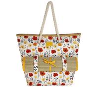 Borsa Mare Papaveri con Stuoia Camomilla Milano