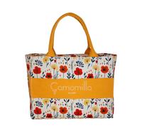 Borsa Mare Papaveri in tessuto giallo Camomilla Milano