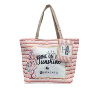 Borsa Mare + Pochette Portamonete R Roncato Spiaggia Barca Piscina Lago Shopping