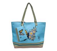 Borsa Mare + Pochette Portamonete R Roncato Spiaggia Barca Piscina Lago Shopping