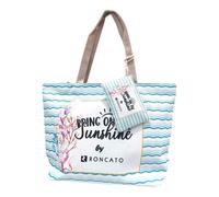 Borsa Mare + Pochette Portamonete R Roncato Spiaggia Barca Piscina Lago Shopping