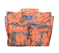 BORSA MARE QUADRATA MACULATA IBISCUS 100% PL AQUA DI MARE 22926 ARANCIO
