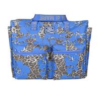BORSA MARE QUADRATA MACULATA IBISCUS 100% PL AQUA DI MARE 22926 ROYAL