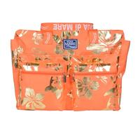 BORSA MARE RIB STOP QUADRATA IBISCUS METAL 100% PL AQUA DI MARE