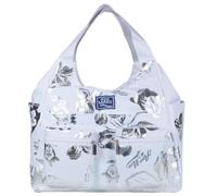 BORSA MARE RIB STOP TONDA IBISCUS METAL 100% PL AQUA DI MARE