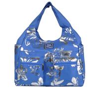 BORSA MARE RIB STOP TONDA IBISCUS METAL 100% PL AQUA DI MARE