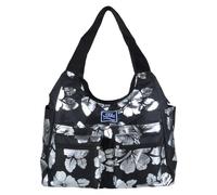 BORSA MARE RIB STOP TONDA IBISCUS METAL 100% PL AQUA DI MARE